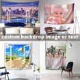 thumbnail image 2 of AISENIN Custom tapestry Personalized backdrop with name and photo customized wall hanging For wedding birthday father's mother's day gift and bedroom aesthetic 51 X 60 in, 2 of 5
