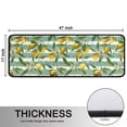 thumbnail image 5 of Kitchen Rugs Sets Of 2,Yellow Lemon Fruits StripedGreen Pattern Anti Fatigue Kitchen Mat Rugs Non Slip Washable,Decorative Kitchen Floor Mats for Kitchen,Sink,Laundry,17"x47"+17"x47", 5 of 5