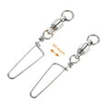 thumbnail image 4 of Uxcell Conectores Giratorios para Pesca de Acero Inoxidable de 145LBS, Paquete de 20, 4 of 6