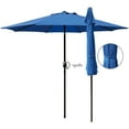 thumbnail image 3 of Maypex  9-foot Crank and Tilt Market Umbrella Royal Blue, 3 of 4