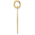 thumbnail image 2 of 14k Yellow Gold Large Fancy Script Letter O Initial Charm, 2 of 5