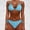 Blue_941, variant on Yellow Bathing Suit, Polyester Bathing Suit for Women, Women Two Piece Push up Tankini Sets Plus Size Beachwear Swimsuit Bikini, M