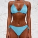 thumbnail image 2 of ¡Rebajas! Conjuntos de bikini Prolriy para mujer, tallas grandes, trajes de baño de dos piezas, push up, ropa de playa, trajes de baño, tankinis, trajes de baño para mujer, azul, talla M, 2 of 6