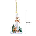 thumbnail image 3 of PENGXIANG Christmas Snowman Candle Holder Animal Acrylic Pendant Christmas Tree Ornaments, 3 of 6