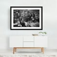 thumbnail image 2 of Over Downtown 04 B&W - Seattle Washington Photography Black Framed Wall Art Print 20 x 30 inches, 2 of 4