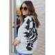 thumbnail image 2 of ABPHQTO Sudadera de Mujer Blanca Tie Dye con Capucha y Bolsillo Canguro, 2 of 5