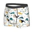 thumbnail image 5 of Goofa Cute Whale Printed Men's Boxer Briefs Underwear, Moisture-Wicking Underwear, Trunk,Soft and Breathable Cotton Underwear-Medium, 5 of 9