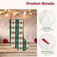 thumbnail image 4 of Sikiie Christmas Snowflakes Plaid Christmas Stockings,18 Inches Christmas Stockings Xmas Hanging Stockings for Family Christmas Decorations & Gifts, 4 of 7