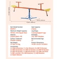 thumbnail image 2 of Kids 360° Rotating Seesaw, 100 lbs Weight Limit Teeter Totter for Ages 3+, 2 of 10