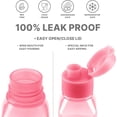thumbnail image 4 of Milton Bulk Water Bottles Set of 4, 10 & 17 oz Leakproof Reusable Bottles, Pink/Green, 4 of 8
