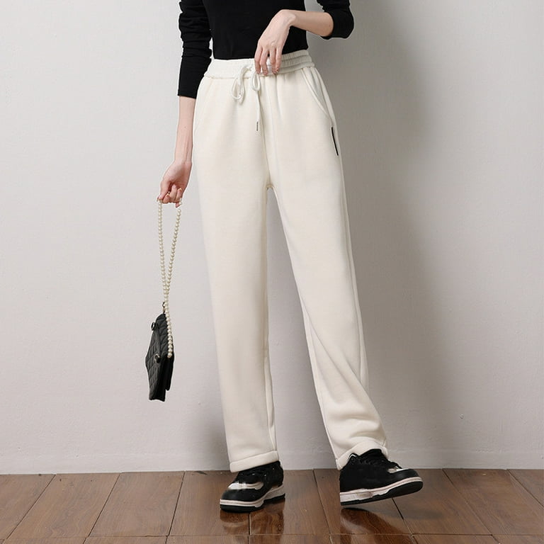 Fleece lined joggers womens tall sale