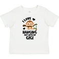thumbnail image 3 of Inktastic Monkey I Love Hanging out with My Gigi Boys or Girls Baby T-Shirt, 3 of 5