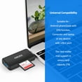 thumbnail image 4 of Amurx A432 USB-C SD Card Reader, USB 3.0 Hub for SD TF SDXC SDHC MMC RS-MMC Micro SD Micro SDXC Micro SDHC Card and UHS-I Cards, 4 of 8