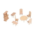 thumbnail image 1 of Muebles De Madera Para , Exquisitos Accesorios Clásicos Para Muebles De Casa De Muñecas Con Usos Múltiples Para Niños Para Casa De Muñecas, 1 of 7