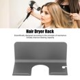 thumbnail image 1 of Soporte para secador de pelo, soporte de pared para secador de pelo, sin perforaciones, color negro, 1 of 14