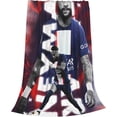 thumbnail image 2 of #10 Neymar Ultra-Soft Micro Travel Fleece Plush Blankets for Home Bed Couch Livingroom, 2 of 5