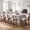 Beige, variant on Usaint Modern Upholstered Counter Height Bar Stools Set of 2 with Solid Wood Legs and Integrated Footrest for Kitchen Island, Dining Room, Home Bar