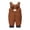 Coffee, variant on akafmk Toddler Winter Fleece Lined Overalls Padded Warm Snowsuit Casual Comfortable Sleeveless Zipper Jumpsuit, Size 0-1 Year