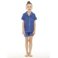 thumbnail image 2 of BOOMNY Child Girls Pajamas Sets 2 Peice Soft Short Sleeve Buttons Sleepwear Tops Shorts Pjs Set for Kids Cozy Loungewear Homewear, 2 of 4