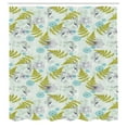 thumbnail image 2 of Ambesonne Sea Shower Curtain, Seahorses and Fern Patterns, 69"Wx70"L, Almond Green Apple Green, 2 of 4