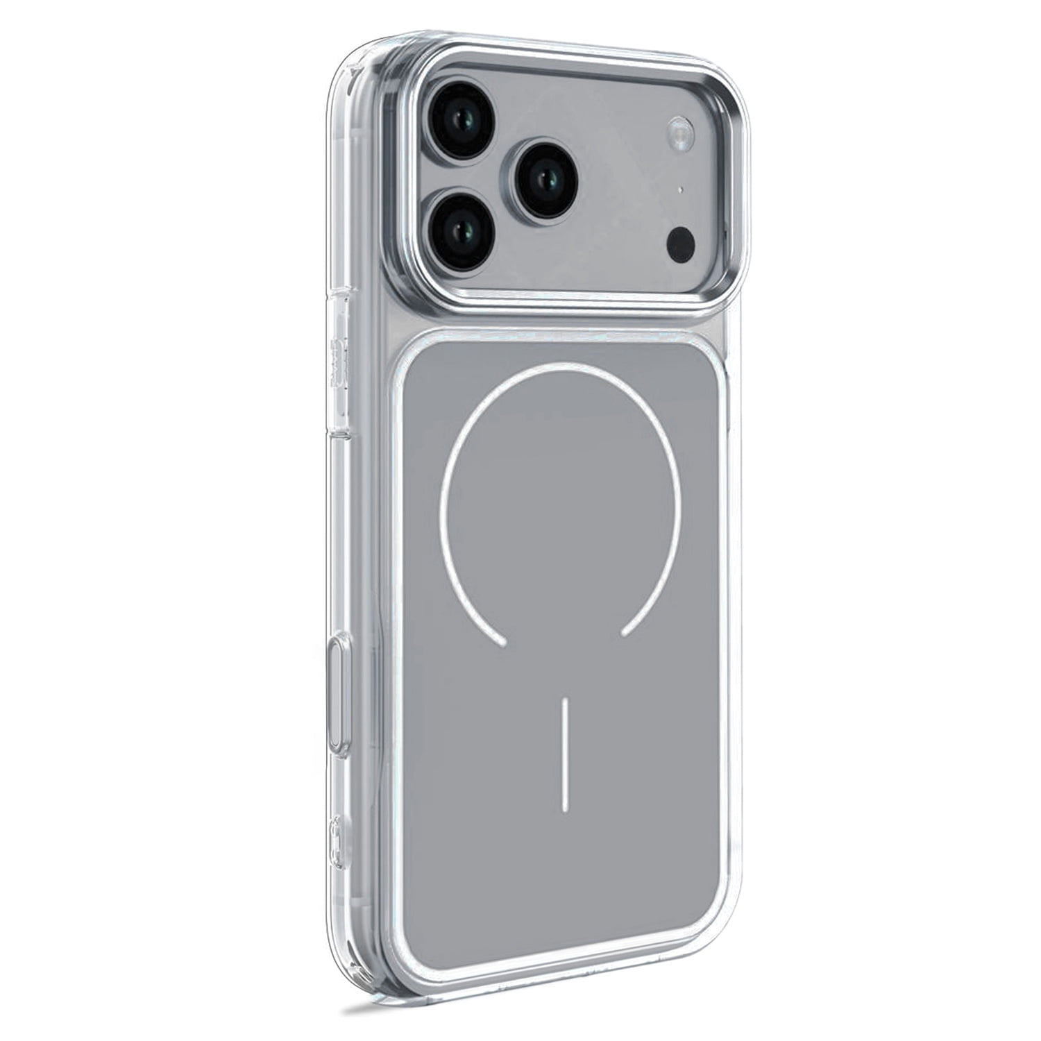 Strong Transparent Magnetic Cases with IC Chip - CLEAR for iPhone 17 Pro Max - Transparent