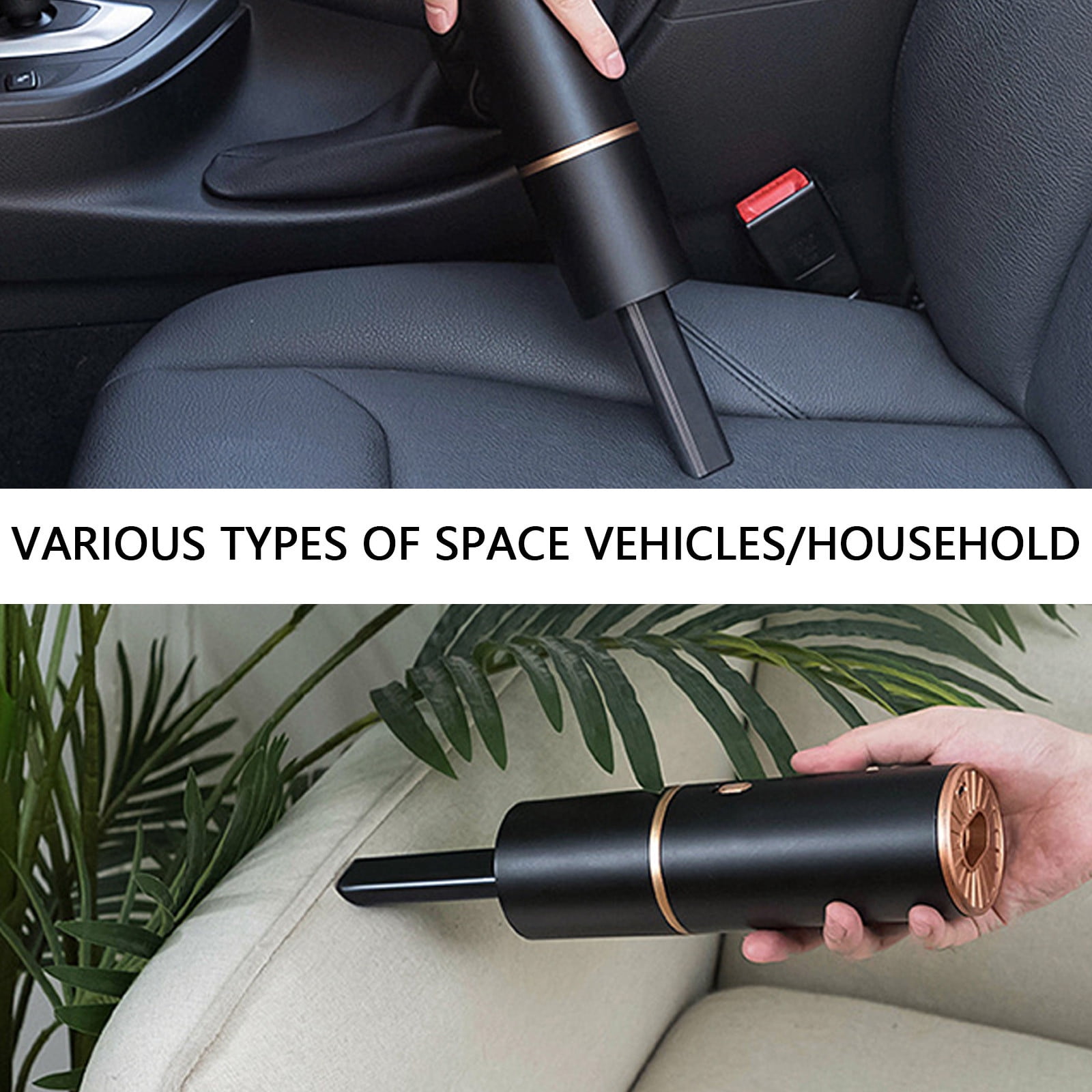 Uiz Merueh handheld Car Vacuum Car Vacuum Portable Cordless Rechargeable Lightweight for Car,Office,Home Cleaning