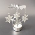 thumbnail image 5 of Candelero giratorio giratorio Banquete de boda Decoración del hogar de Navidad Candelabro de candelita de metal Advancent HA1736-01B, 5 of 5