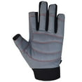 thumbnail image 7 of True Sailors Sailing Gloves with Cut only Thumb and Index Finger and Grip for Men and Women, Great for Kayaking, Workouts and More Grey/Black, 7 of 7