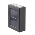 thumbnail image 3 of Lámpara de pared para exteriores con luz solar LED de 2 piezas para decoración de jardín (luz cálida) Ehuebsd Para estrenar, 3 of 9