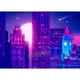 thumbnail image 3 of Póster de neón de Synthwave con paisaje de Tokio de los años 80, decoración de pared, pintura, decoración de habitación del hogar kawaii, pintura estética en lienzo, 3 of 5