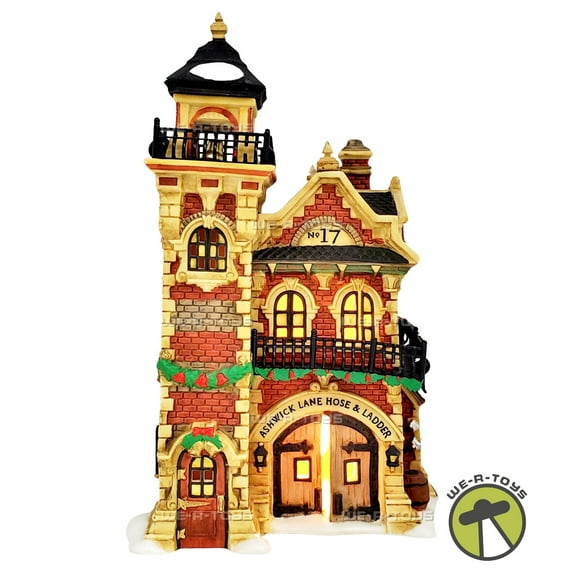 Pre-Owned Department 56 Dickens Village Series Ashwick Lane Hose & Ladder 58305