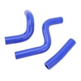 thumbnail image 1 of Silicone Radiator Coolant Pipe, Leak Proof Heat Resistant 3PCS Hose Kit for KX80 19982000, KX85 20012013, KX100 19982013, Stable Connection, Protect Engine Safety, High Temp, 1 of 7