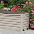 thumbnail image 5 of Suncast 103 Gallon Capacity Resin Outdoor Patio Storage Deck Box, Taupe (3 Pack), 5 of 6