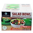 thumbnail image 2 of Ensaladera y lonchera Eternal Set de 6 piezas a prueba de fugas BPA-Free Grande Verde PG93921, 2 of 5