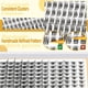 thumbnail image 4 of Kit de racimos de pestañas Leefrei LF04 D Curl 10-18 mm con accesorios, 4 of 7
