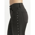 thumbnail image 4 of Jessica Simpson Women's Rosa Studded Relaxed Straight Leg Jeans, 31.5” Inseam, Sizes 2-16, 4 of 6