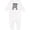 AA-White, variant on Mom's Gym Buddy Fitness Workout Baby Romper Coveralls
