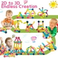 Contixo Stix 3D Building Sticks, 68 Pieces