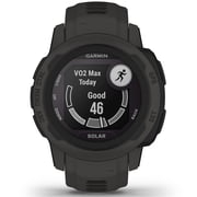 Garmin Instinct 2S Solar, Smaller-Sized GPS Outdoor Watch, Solar Charging Capabilities, Multi-GNSS Support, Trackback Routing, Graphite