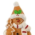 thumbnail image 7 of Northlight 5.75" Frosted Gingerbread Snowman Holding a Christmas Tree Tabletop Decor, 7 of 7