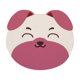 thumbnail image 2 of Cup Pad Funny Puppy Pad Puppy Shaped Ceramic Pad Non Slip Hot Pads Silicone Rubber Cup Mats For Puppy Lovers Desk Coffee Table Dinning Room Decorations, 2 of 6