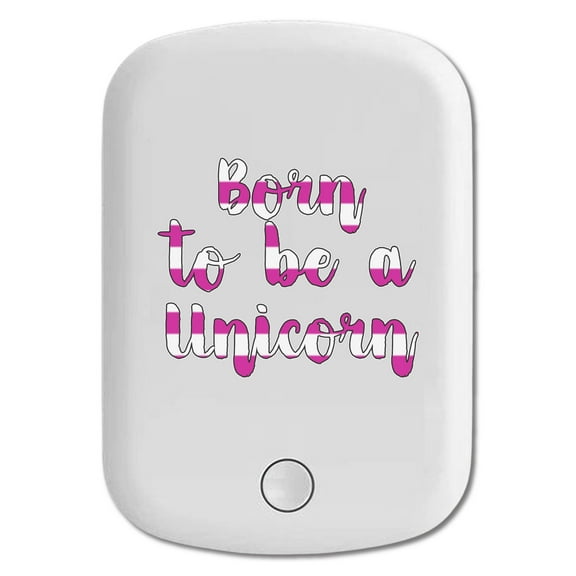 DistinctInk Magnetic Battery Pack, 5000 mAh Wireless Portable Charger with USB-C Cable, Compatible with MagSafe iPhone 14 / 13 / 12 Series - Born to be a Unicorn