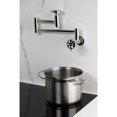 thumbnail image 2 of Kingston Brass KS8106RX Belknap Wall Mount Pot Filler Faucet, Polished Nickel, 2 of 7