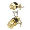 thumbnail image 2 of Copper Creek CKDB141-BC Colonial Door Knob Keyed Alike with Deadbolt Combination, Black, 2 of 5