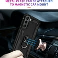 thumbnail image 3 of Allytech Rugged Case for Samsung Galaxy S23 Plus, Military Grade Protection Shockproof Cover with Metal Rotatable Ring Stand, Magnetic Car Mount Holder Case for Samsung Galaxy S23 Plus - Black, 3 of 7