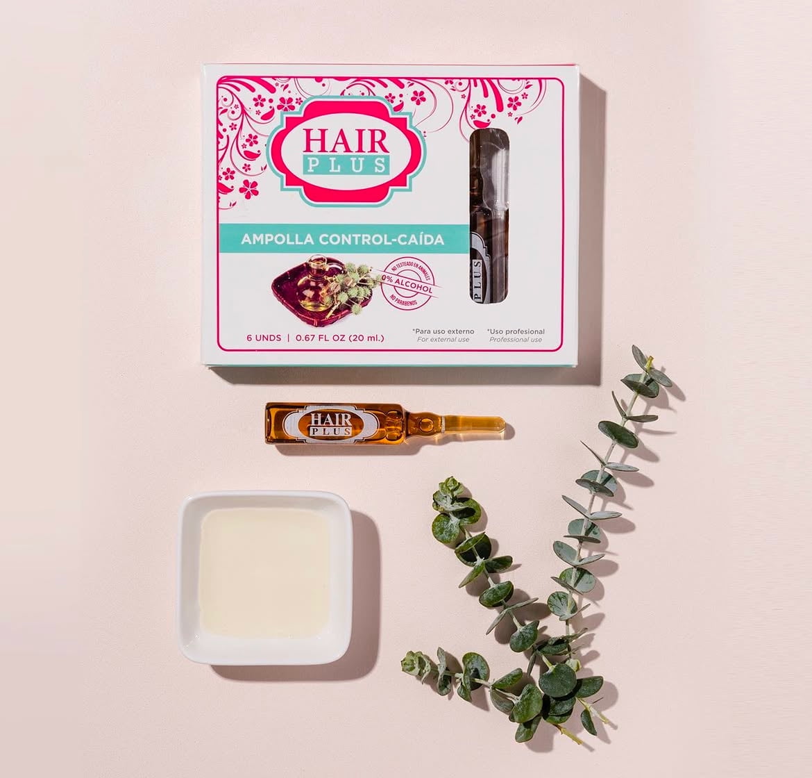 Ampollas Anti-Caida Hair Plus 6 Unidades