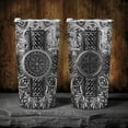 thumbnail image 6 of Viking Gifts For Men Dad Nordic Vikings Tumbler 20oz Stainless Steel Insulated Tumblers Coffee Travel Mug Cup Gift For Fathers Day Birthday Christmas, 6 of 6