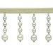 thumbnail image 3 of Expo International 2 5/8" Beaded Ball Fringe, 10 yd, Pearl, 3 of 3