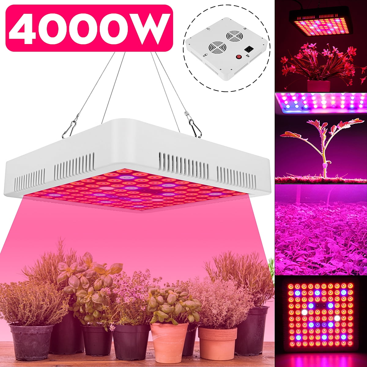 14W-300W LED Grow Light Full Spectrum Hydrop Plant Lamp Veg Flower Bloom Indoor 