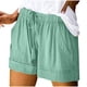 thumbnail image 2 of mfyjkho Pantalones Cortos Para Mujer, Pantalones Cortos Holgados Con Bolsillo Y Cintura Elástica, Cómodos Y Casuales, De Talla Grande Para Mujer Pantalones Cortos Para Mujer Xxl, 2 of 6